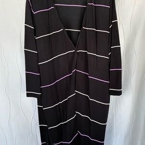 Alfani Black Knit Long Length Cardigan